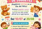 Gran campaña solidaria de juguetes, para el Dia del Niño