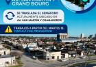 ¡Nuevo semáforo en Av. San Martín y Grand Bourg!