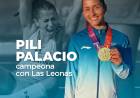 Orgullo suarense: Pili Palacio, campeona con Las Leonas