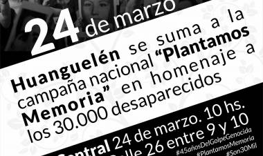 Huanguelén: Acto Oficial por el día Nacional de la Memoria por la Verdad y la Justicia⠀