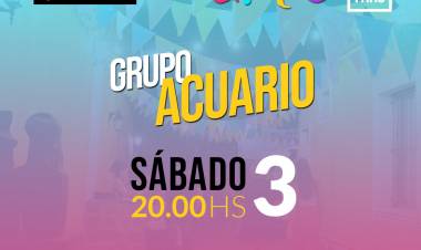 Arte en el Patio: El grupo Acuario le pone ritmo al fin de semana⠀