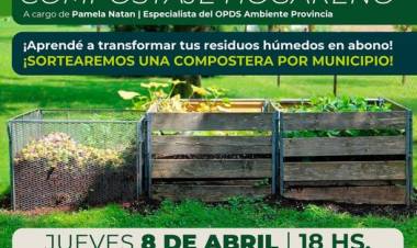 Ambiente: Charla sobre compostaje con especialista del OPDS Provincia