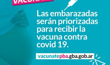 Vacunación a embarazadas⠀