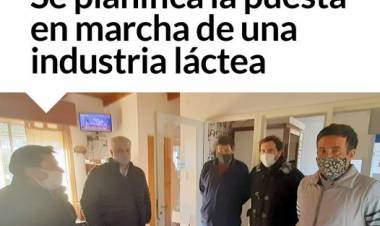 Pasman: se planifica la puesta en marcha de una industria láctea 
