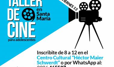 Taller de cine para adolescentes en Santa María