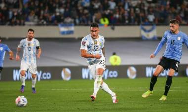 Argentina goleó a Uruguay