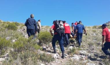 Rescataron a un menor herido en el Cerro Ventana