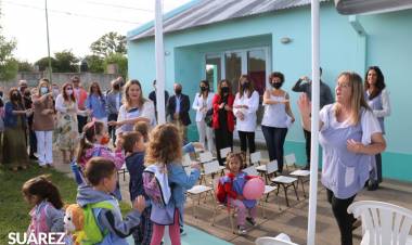El Intendente Moccero acompañó el inicio del ciclo lectivo en el distrito