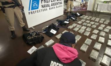 Cocaína en la ría: la Procunar se puso a disposición de la investigación