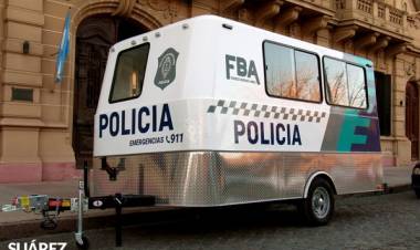 Arribó a la ciudad un Puesto Policial móvil