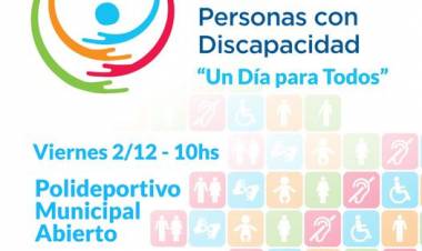 Día Internacional de las Personas con Discapacidad en el Polideportivo Municipal