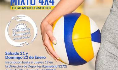 Beach Vóley Mixto 4x4 en el #samuel 
