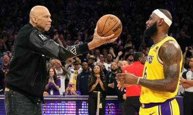 LeBron, a los 38 años, metió 38 y es el máximo anotador de la historia