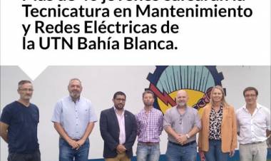 Más de 40 jóvenes cursarán la Tecnicatura en Mantenimiento y Redes Eléctricas de la UTN Bahía Blanca