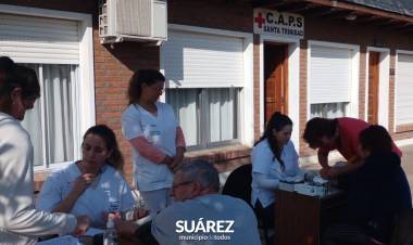 Los Pueblos Alemanes se sumaron a los controles de TA, Glucemia, HIV, Sífilis y Hepatitis C en los CAPS