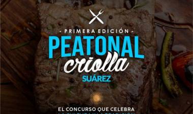 Se viene la "1° Peatonal Criolla en Suárez