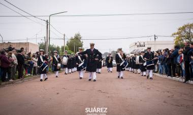 Villa Belgrano: un desfile con fervor patriótico