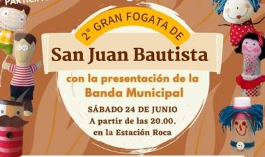 “Se viene la 2da. Gran Fogata de San Juan Bautista”
