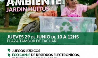 Jornada de Ambiente junto al Jardín Hijutus