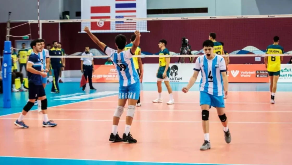 Mundial Sub 21 de Vóleibol: Argentina dio el golpe ante Brasil y está en semis