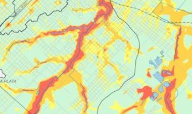 Provincia actualizó los mapas de peligrosidad de las cuencas con cinco zonas de La Plata