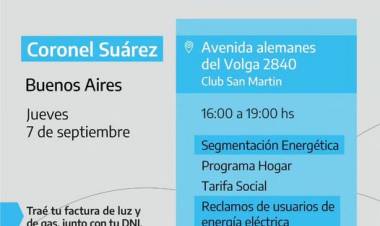 Hoy estarán presentes funcionarios del OCEBA  para asesorar sobre segmentación energética