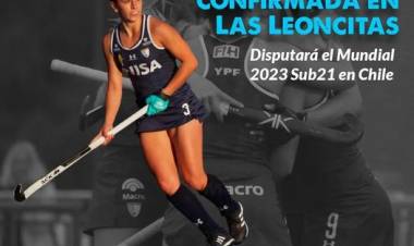 Pilar Palacios convocada en Las Leoncitas para el mundial sub21 de hockey