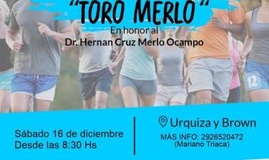 Se acerca la 2da. Correcaminata “Toro Merlo” para continuar concientizando sobre las enfermedades neurodegenerativas