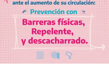 INFORMACION IMPORTANTE ante la circulacion de mosquitos