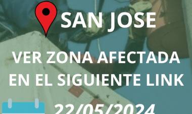 CORTE DE ENERGIA en pueblo San Jose