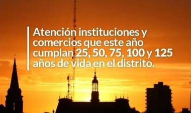 ATENCION instituciones y comercios locales