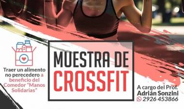 Muestra de CrossFit en el Balneario Municipal