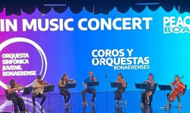 Luz Aguirre brilló como embajadora cultural suarense en el “Peace Boat 2025”