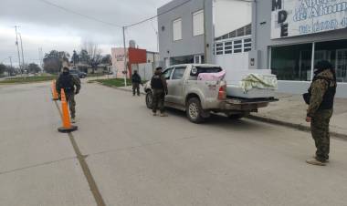 Mega operativo policial en Coronel Suarez