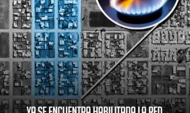 Ya está habilitada la red de gas en Pueblo Santa Trinidad – Barrio ProCreAr