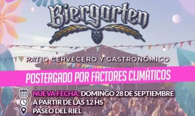 Reprogramación de la Biergarten por probabilidades de lluvia