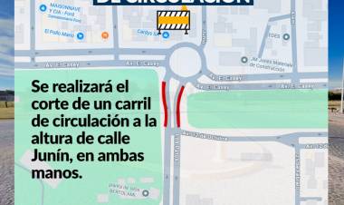 Avanza la obra pluvial sobre avenida Casey: corte parcial de circulación