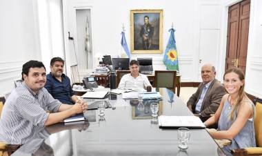 Ricardo Moccero se reunió con Axel Kicillof consolidando el respaldo provincial a la gestión local