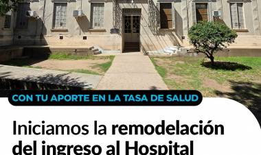 Se abrió la licitación para la remodelación del ingreso por Rivas del Hospital Municipal “Doctor Raúl Caccavo”