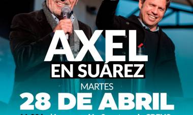 Kicillof llega a Suárez: obras, educación, escrituras y más inversión para el desarrollo local