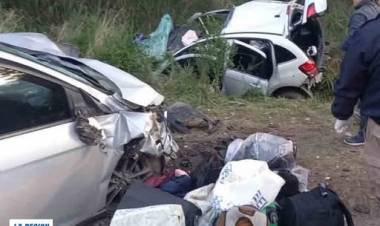 TRAGEDIA EN RUTA 76: cuatro fallecidos en un choque en El Abra (Sierra de la Ventana)