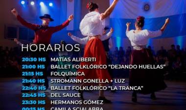 1° edición de Suárez Folklore: conocé el cronograma de la gran peña suarense