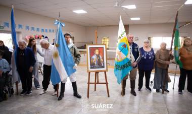 Coronel Suárez rindió homenaje al General José de San Martín