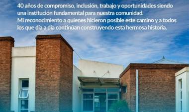 ¡Feliz aniversario Taller Protegido de Coronel Suárez!