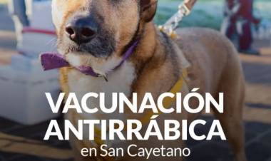 Campaña de Vacunación Antirrábica en Barrio San Cayetano