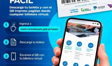 PAGAR TUS TASAS AHORA ES MÁS FÁCIL