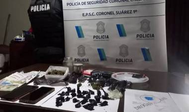 Coronel Suárez: cuatro años de cárcel para un sujeto que vendía drogas