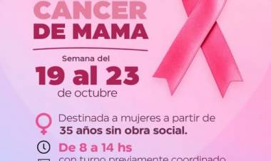 Prevenir es llegar a tiempo: comienza la 11ª campaña de prevención y detección del cáncer de mama
