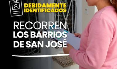 San José: comienza un nuevo relevamiento territorial