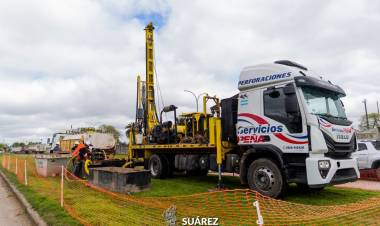  Avanza el plan de obras para garantizar un mejor servicio de agua en Suárez y Sta. Trinidad